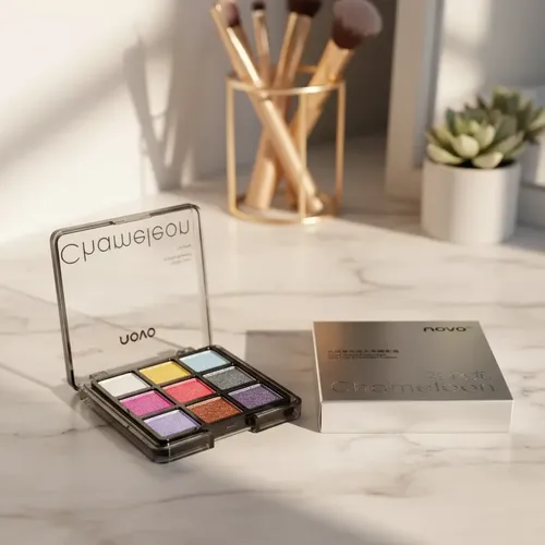 Paleta De Sombras Novo Chamaleon 9 Sombras Brillantes