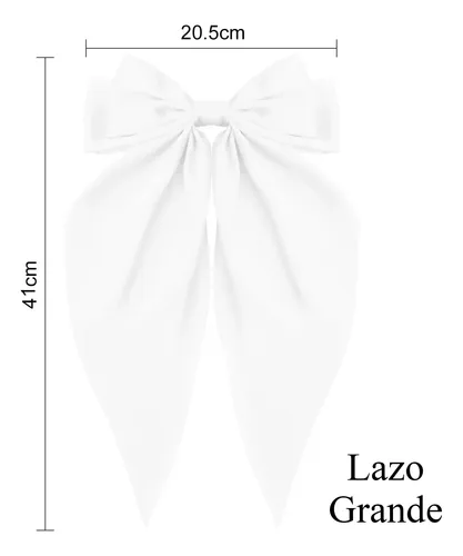3 Moños Para Cabello Lazos Grandes Elegantes Accesorios Niña Rojo Vino Negro Blanco