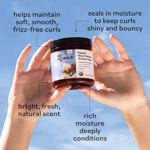 Manteca Hidratante Sky Organics Shea & Babassu Orgánica 240
