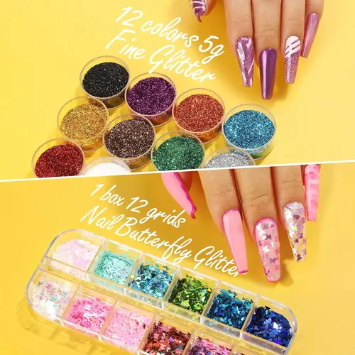 Pincel De Uñas, Fandamei Kit De Herramientas De Diseño De…