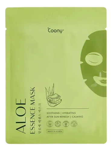 Mascara Facial Coreana Hidratante Coony Aloe Vera Calmante
