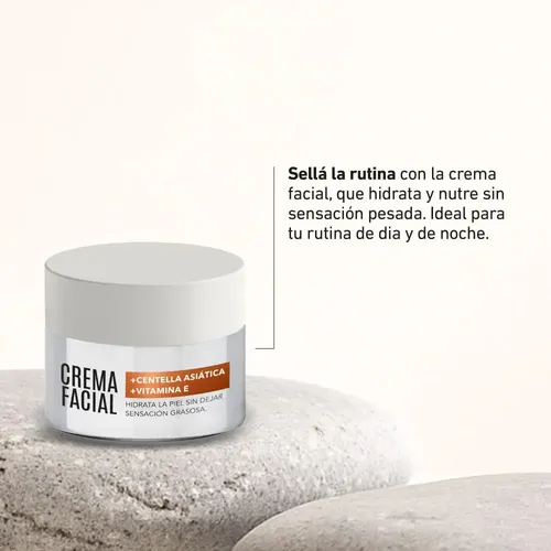 Crema Facial Get The Look Centella Asiática + Vitamina E