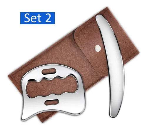 Gua De Masaje Sha In 1 Tools De Acero Inoxidable 3 Para Rasp