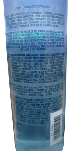 Avon Clearskin Locion Tonica Astringente Anti Imperfecciones