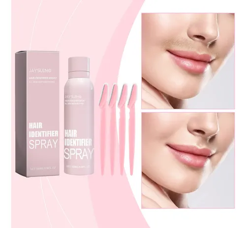 El Spray De Depilación Facial De Una Sola Unidad Suaviza Fác