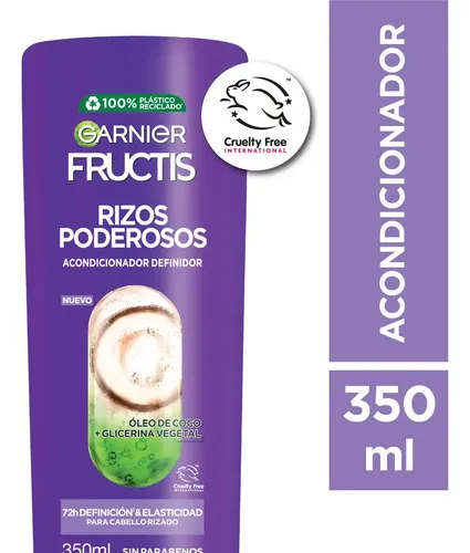 Acondicionador Fructis Rizos Poderosos 350ml