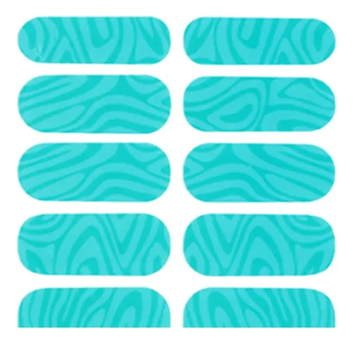 4 X 2×16 Piezas De Pegatinas De Gel Para Uñas, 4 Piezas