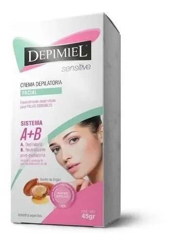 Crema Depilatoria Facial Piel Sensible Depimiel X45gr