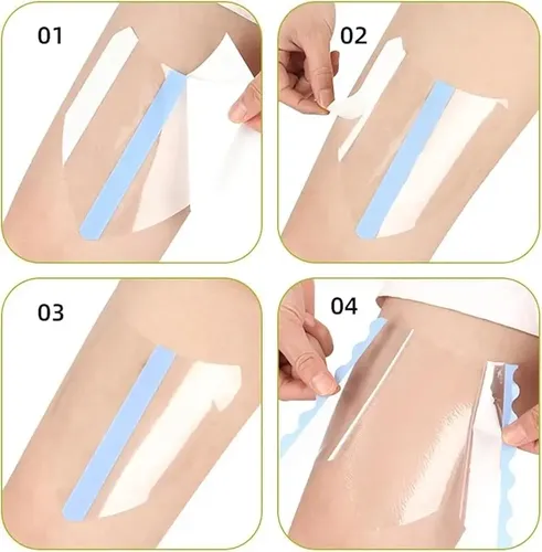 Cinta Corporal Impermeable Invisible Con Parches Que Levanta