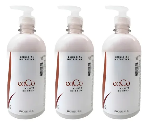 Emulsión Nutritiva Coco 3 Biobellus 400ml Dosificador