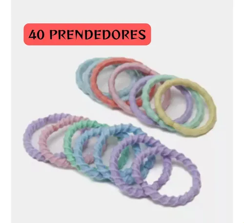 Kit De Ligas Y Broches Para Niñas Con Estuche