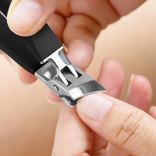 Cortaúñas De Boca Ancha De Acero Inoxidable, A Prueba De