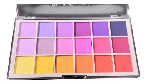 Estuche 18 Sombras Opacas Miss Lara Dia Madre Navidad Ydnis Color Cálidos