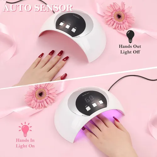 Lámpara Uv/led Wisdompark S5 54w Para Gel Uñas