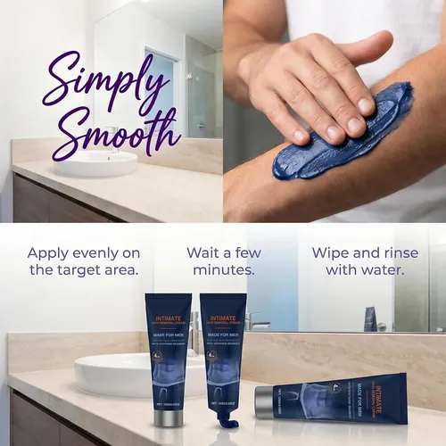 Crema Depilatoria Para Hombres Tuituii 3.53 Oz
