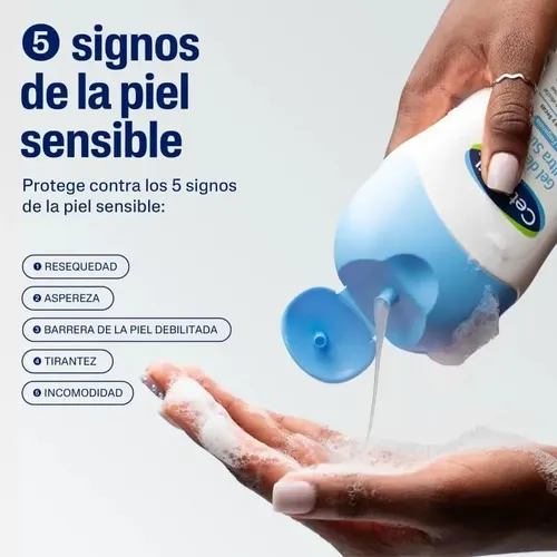 Cetaphil Gel de Baño Piel Sensible Sin Fragancia 500 ml
