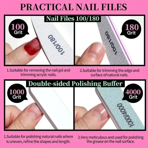 Set Herramientas Manicura Y Pedicura Con Limas Y Alicate .
