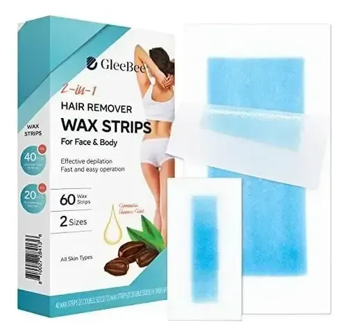 Tiras De Cera Depilatorias Gleebee 60 Unidades – 40