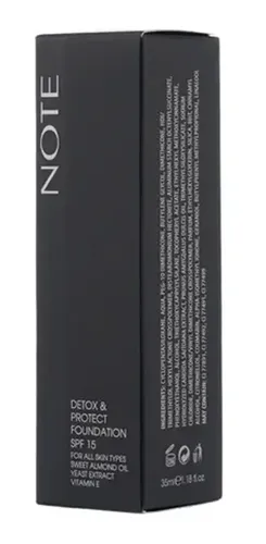 Base De Maquillaje Note Detox And Protect Foundation X35ml