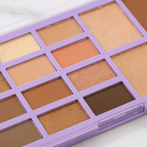 Paleta Sombras De Ojos Iluminador Y Contorno Maquillaje Rostro 1 Veoquiero