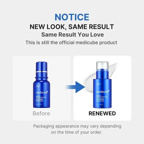 Medicube One Day Exosome Shot 2,000 Ppm Facial Serum Noche