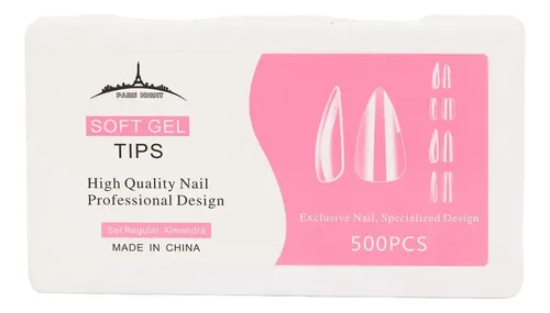 Tips Para Soft Gel Paris Night X500 Caja