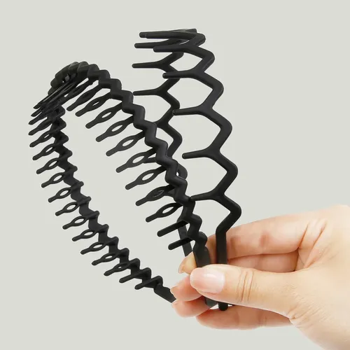 10 Piezas De Gomas For El Pelo De Plástico Con Dientes,