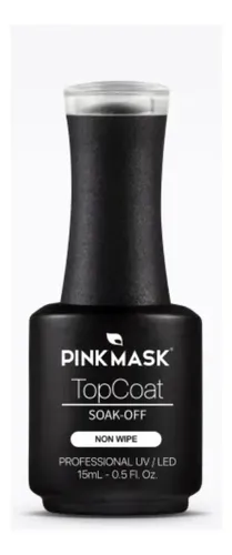 Magic Mirror Top Coat Pink Mask Para Aplicar Polvos