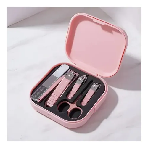 Kit Herramientas Manicura Set Viajero City Girl Estuche X7