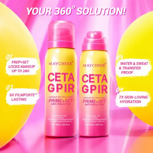 Spray Fijador De Maquillaje Hidratante, Impermeable Y Resist
