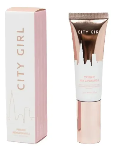 Primer Con Niacinamida City Girl – Minimiza Poros Maquillaje Sin Color