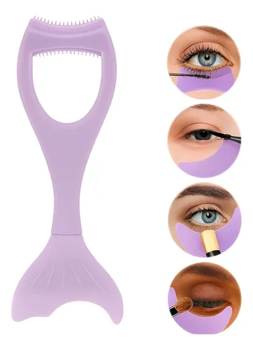 Plantilla Guía Maquillaje Ojos Delineado Pestañas Sombras