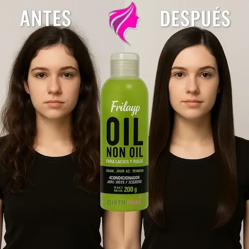 Oil Non Oil Modelador De Peinados Frilayp X200g Acondiciona Antifrizz No Graso – Ideal Lacios Y Rulos – Uso Profesional Absolut Repair Brillo Oleo Extraordinario Hidratante Nutritivo Suaviza Humecta