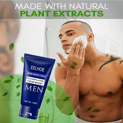 Crema Depilatoria Permanente Para Barba Y Bigote