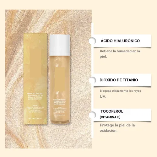 Spray Protector Hidratante Fijador Maquillaje,75ml,1unidad