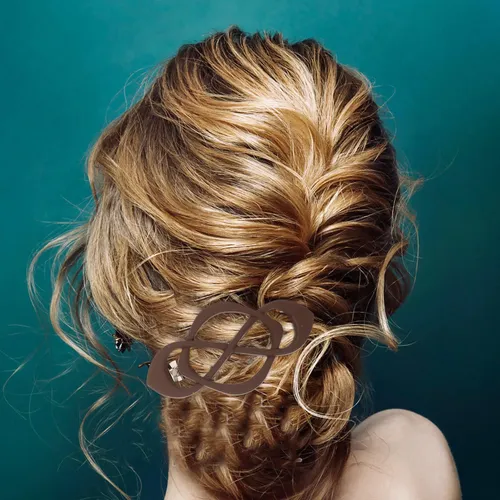 Pinzas Para El Pelo Francesas Vintage, 4 Piezas: Women Twist