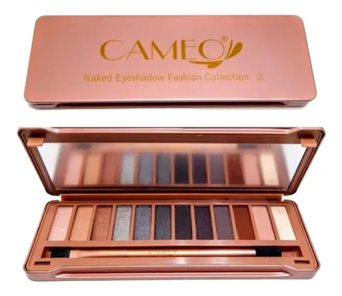 Paleta De Sombras Cameo Con Pincel Ideal Regalo San Valentin
