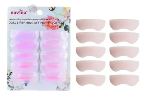 Kit para Permanente de Pestañas con Parches de Silicona y Material de Seda