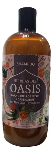 Shampoo Hierbas Del Oasis 500 Ml Cabellos Secos