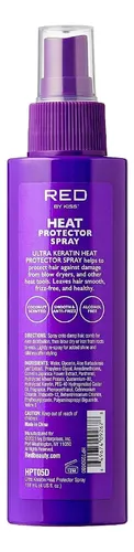 Red By Kiss Heat Protector, 4 Fl Oz – Ultra Keratin Spray…
