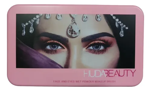 Set 12 Brochas Maquillaje Con Estuche Lata Huda Beauty Brush