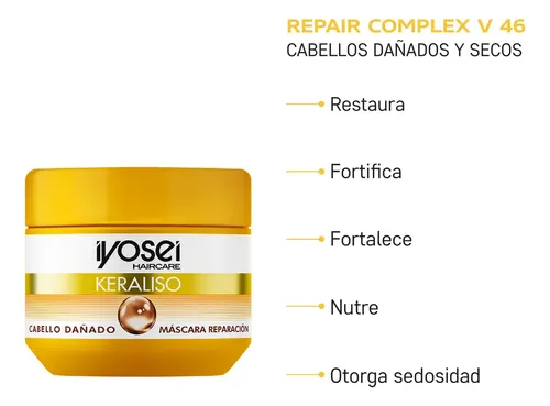 Mascara Reparadora Con Keratina X 315grs Iyosei