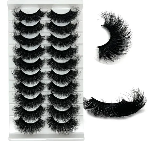 Pestañas Postizas 20 Mm Loladook, 3d Mink, Tira Completa