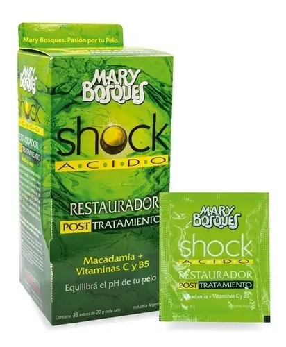 Mary Bosques Shock Ácido Caja 36 Sobres X20 Gr C/u