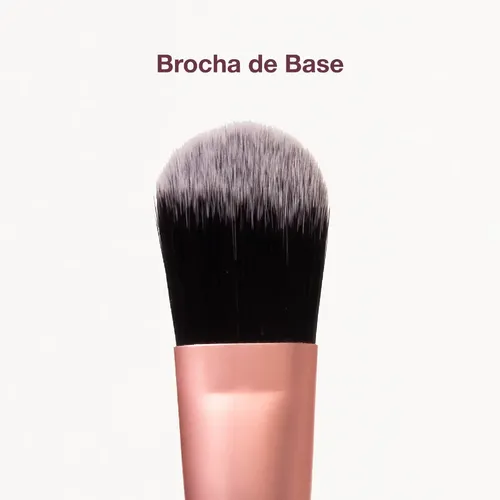 Brocha Fascino De Maquillaje Base Blanco