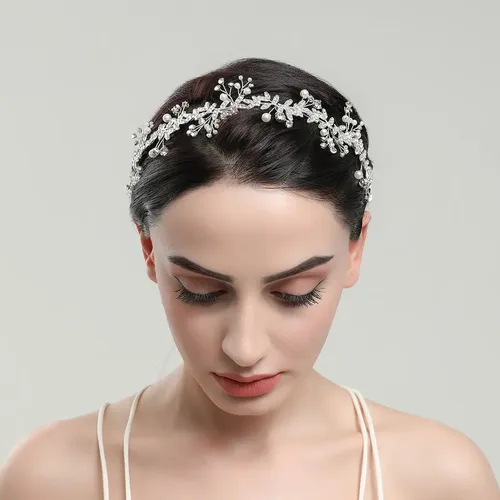 Tocado De Novia Con Pedrería, Accesorios Para El Cabello, Ti