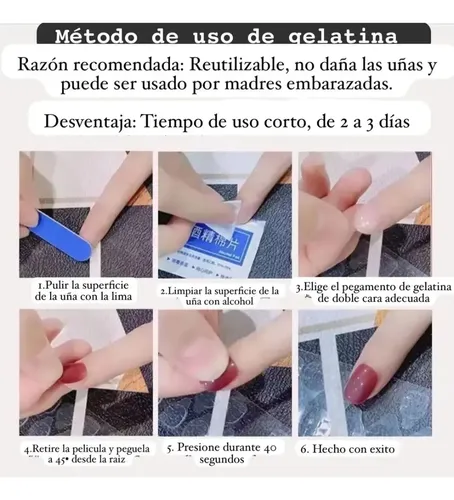 Uñas Postizas Stiletto Negras Doradas Con Moño 3d Y Lunares