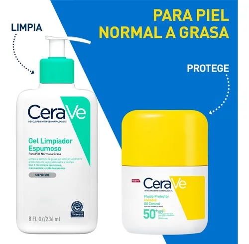 Cerave Protector Solar Fluido Invisible Oil Control Fps50