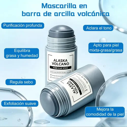 Mascarilla Barra Arcilla Volcánica, Purificación Y ^.^