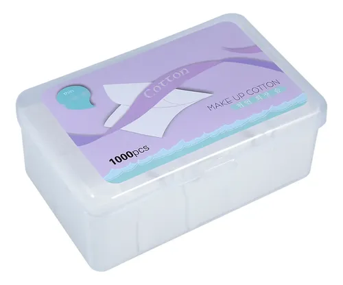 Almohadillas De Limpieza Cosmética Para Uñas Faciales, 1000